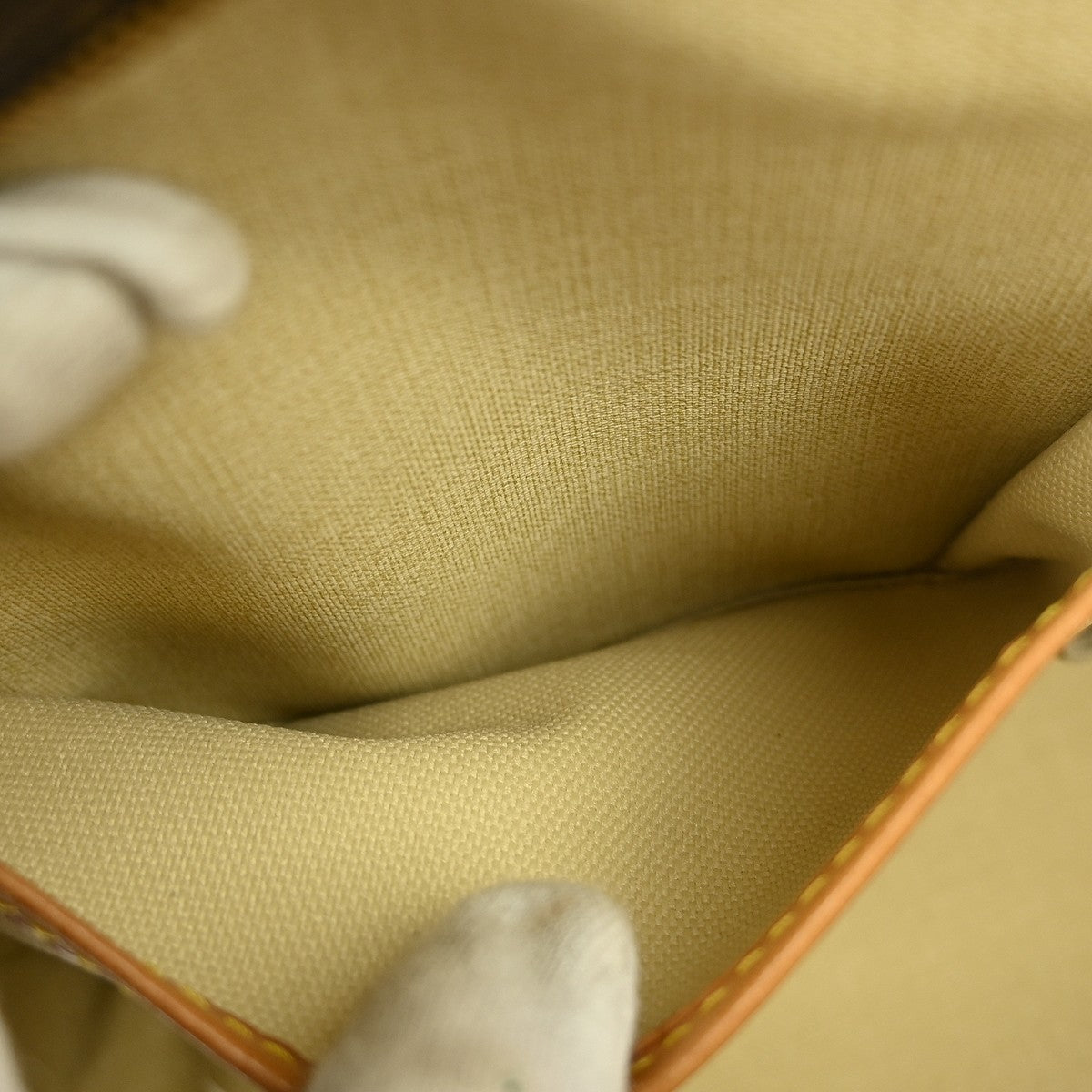 Louis Vuitton Deauville Handbag Monogram Canvas, BROWN, CANVAS, Handbag