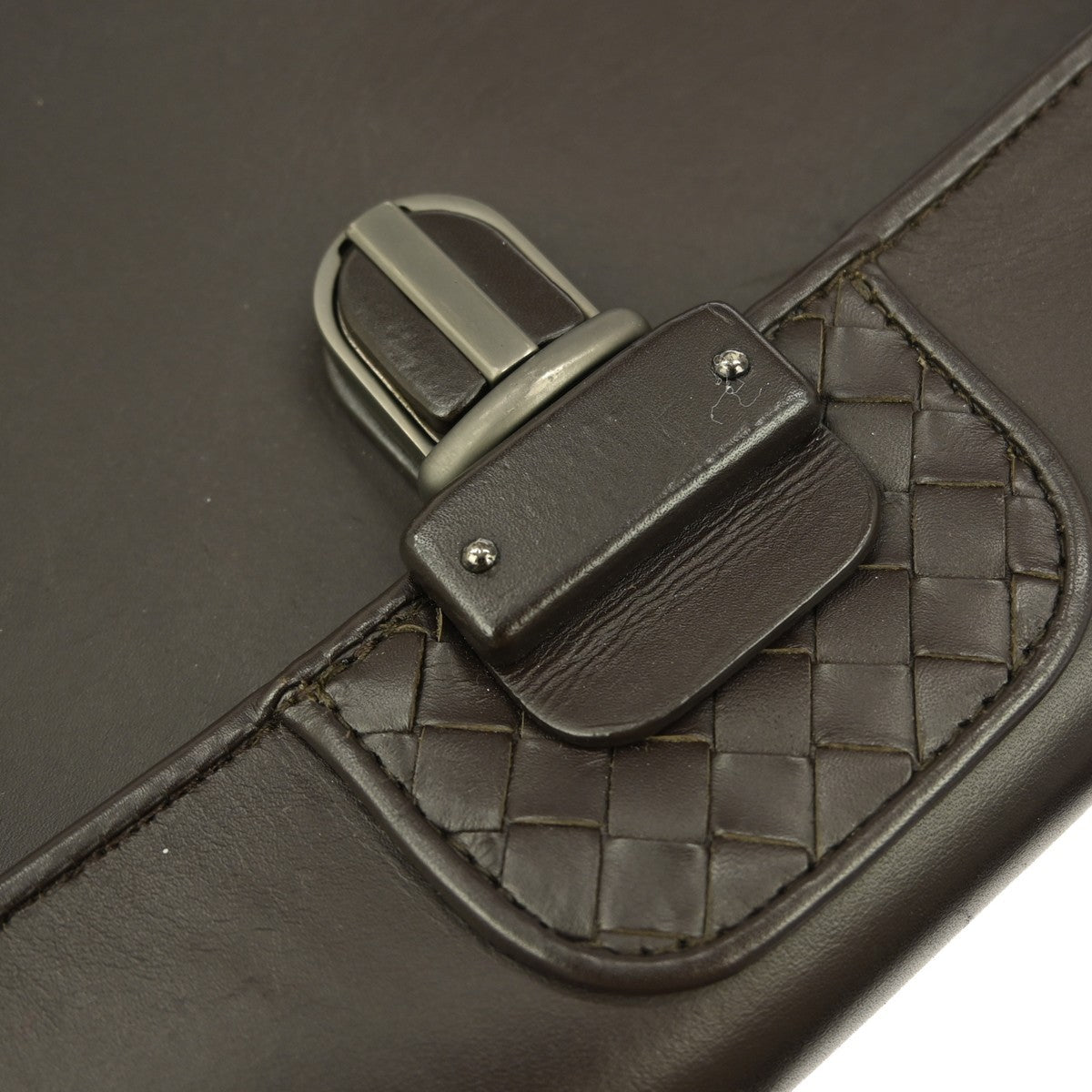 Bottega Veneta Intrecciato Handbag Leather, BROWN, LEATHER, Handbag