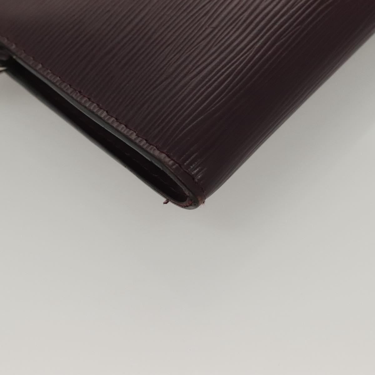 Louis Vuitton Pochette Accessoires Epi Leather, PURPLE, LEATHER, Clutche & pouche