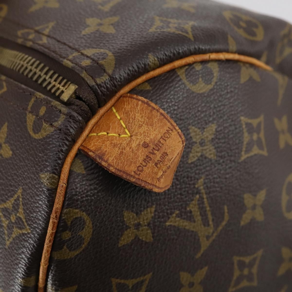 Louis Vuitton Keepall Bag Monogram Canvas, BROWN, CANVAS, Travel bag