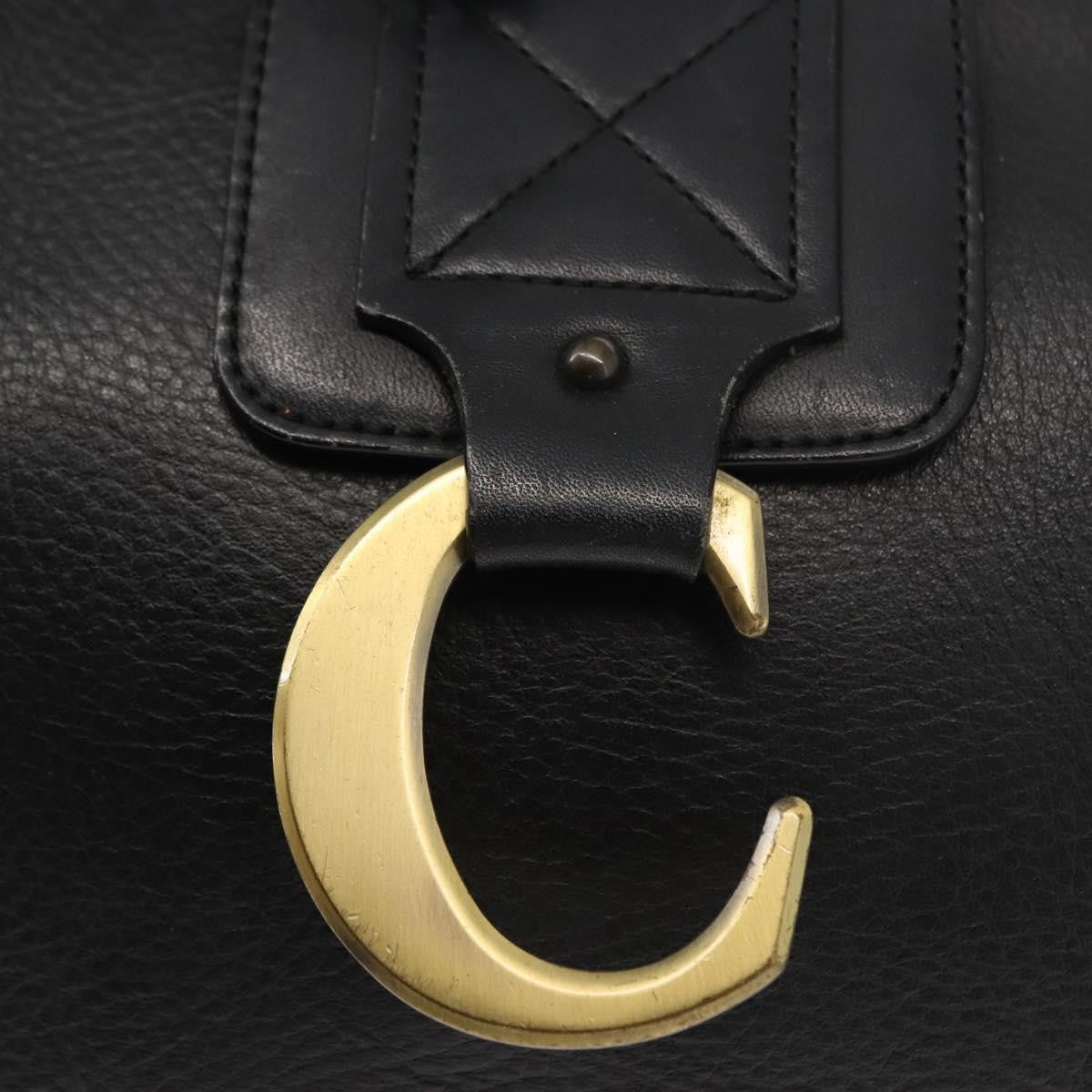 Chloe Paddington Lock Handbag Leather, BLACK, LEATHER, Shoulder bag