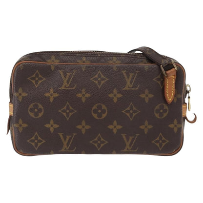 Louis Vuitton Pochette Marly Bandouliere Bag Monogram Canvas, BROWN, CANVAS, Shoulder bag
