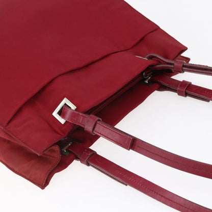 Prada Vintage Tote Tessuto, RED, NYLON, Tote bag