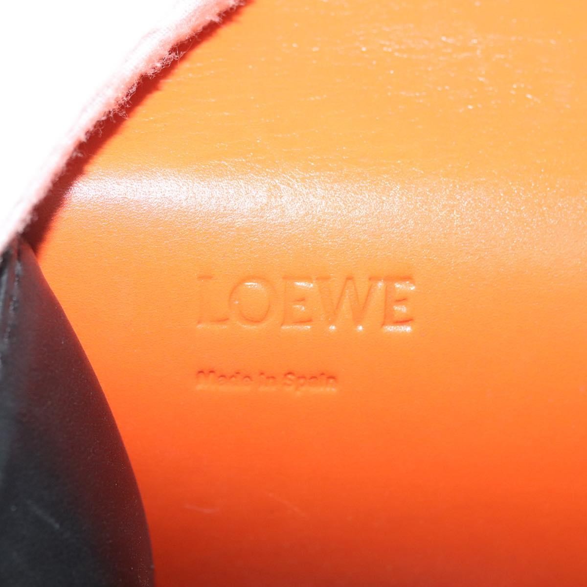 Loewe Barcelona Shoulder Bag Leather, ORANGE, LEATHER, Shoulder bag