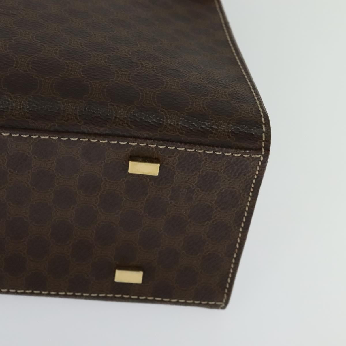 Celine Triomphe vintage handbag Macadam canvas, BROWN, CANVAS, Handbag