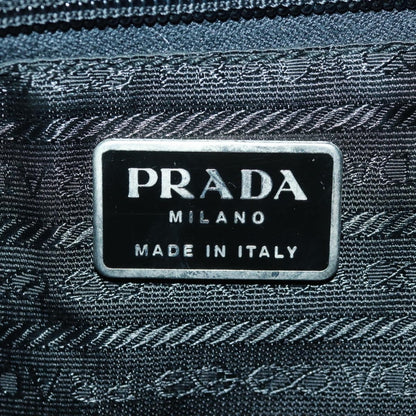 Prada Vela Double Front Pocket Backpack Tessuto with Saffiano Leather, GREEN, NYLON, Backpack