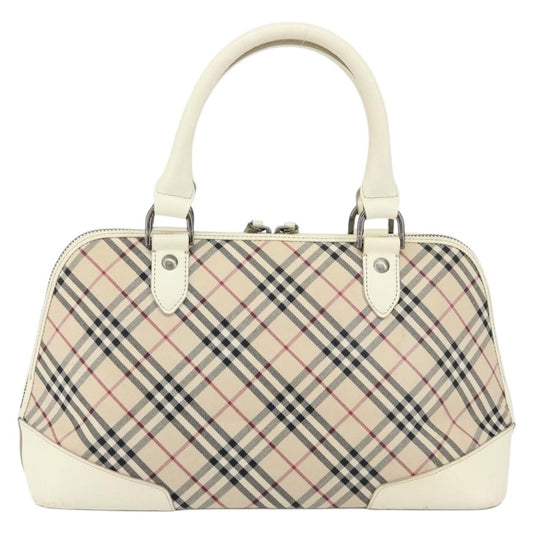 Burberry Nova Check Handbag Nova Check Canvas, BEIGE, CANVAS, Handbag