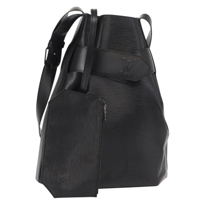 Louis Vuitton Vintage Sac d'Epaule Handbag Epi Leather, BLACK, LEATHER, Shoulder bag