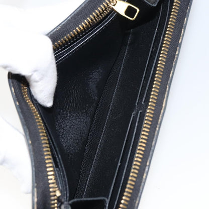Louis Vuitton Zippy Wallet NM Leather Empreinte, BLACK, LEATHER, Wallets
