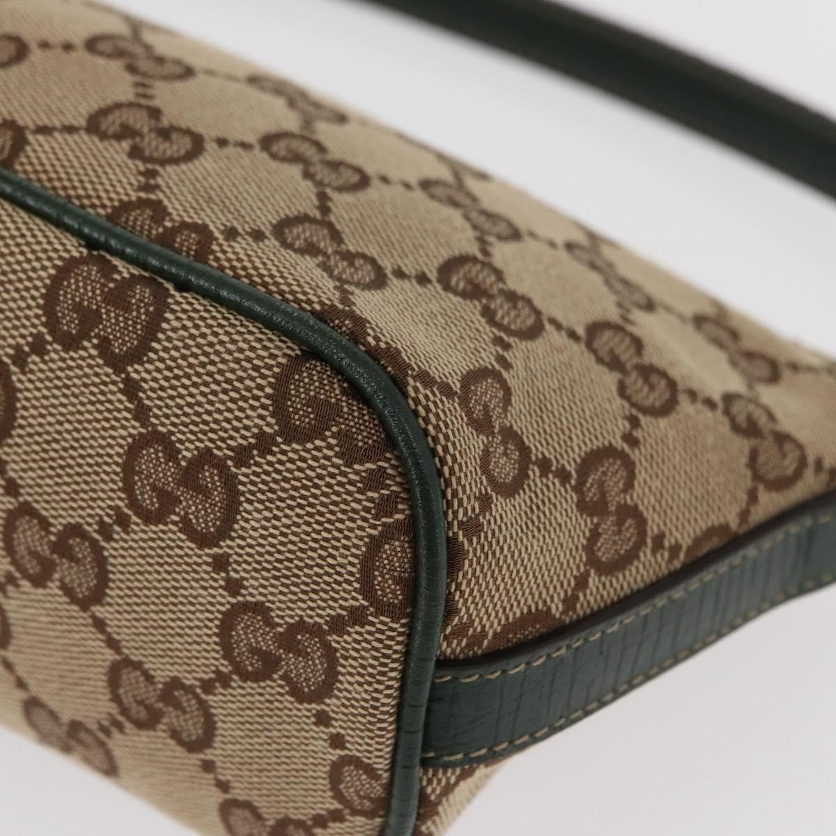 Gucci Vintage Boat Pochette GG Canvas, BEIGE, CANVAS, Handbag