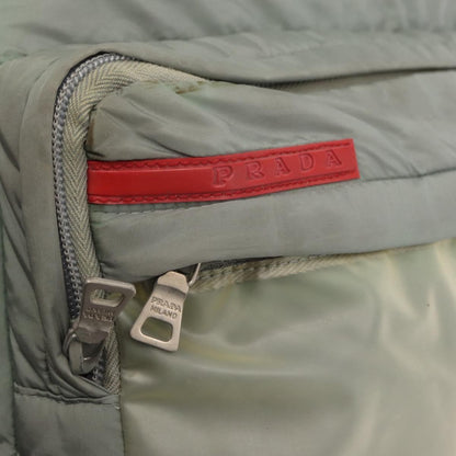 Prada Vintage Shoulder Bag Tessuto, GREEN, NYLON, Shoulder bag