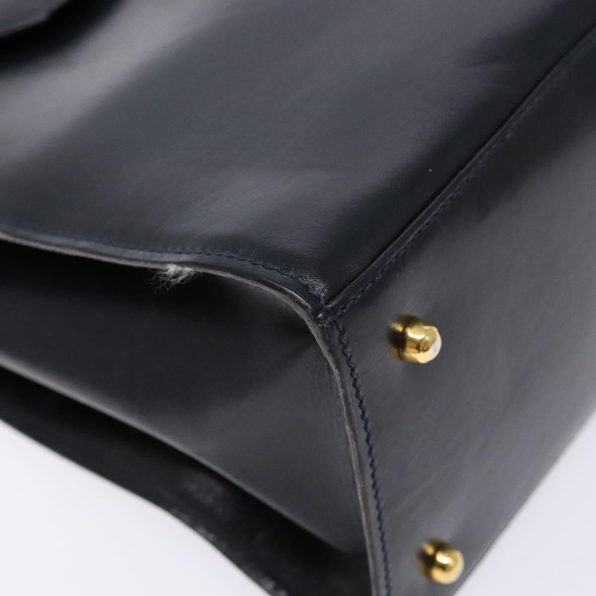 Gucci Lady Lock Leather, NAVY, LEATHER, Handbag