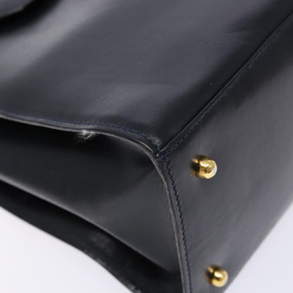 Gucci Lady Lock Leather, NAVY, LEATHER, Handbag