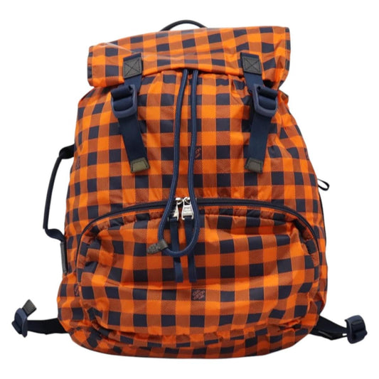 Louis Vuitton Aventure Backpack Damier Nylon, Orange, Nylon, Backpack
