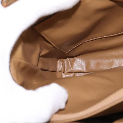 Celine Macadam Shoulder Bag PVC Leather, BEIGE, CANVAS, Shoulder bag