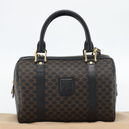 Celine Macadam Handbag Macadam with leather, Black, Canvas, Handbag