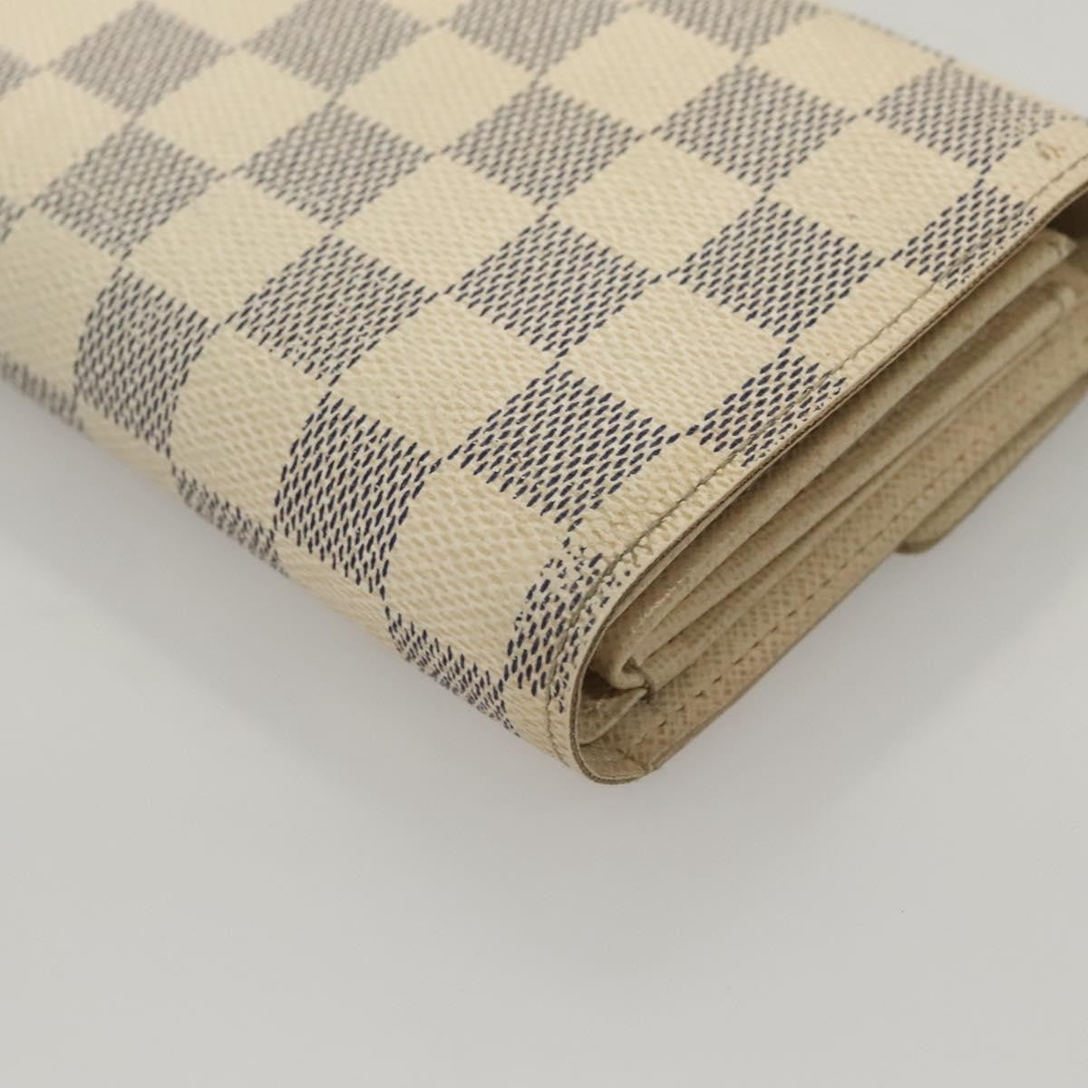 Louis Vuitton Alexandra Wallet Damier, WHITE, CANVAS, Wallets