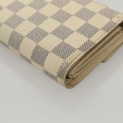 Louis Vuitton Alexandra Wallet Damier, WHITE, CANVAS, Wallets