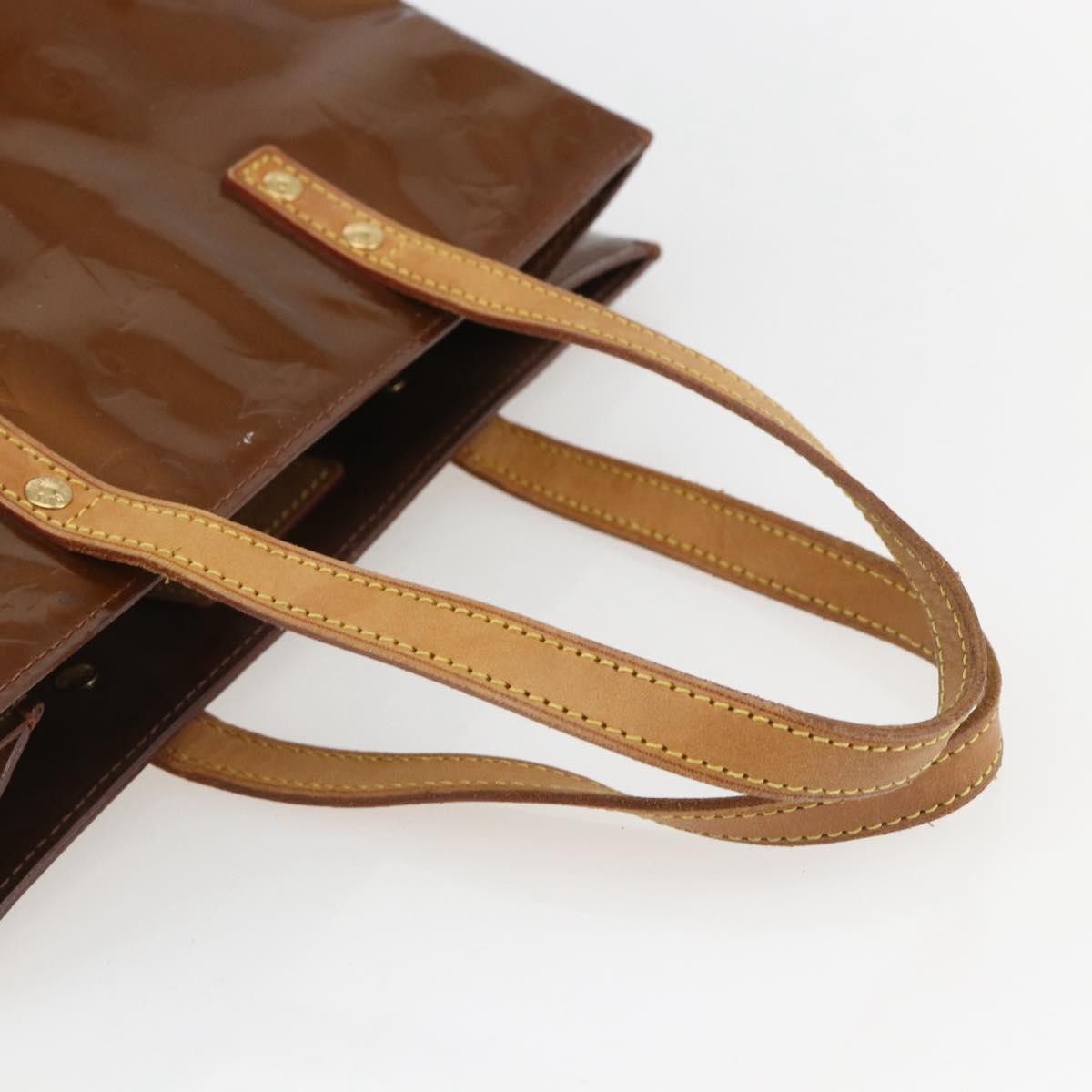 Louis Vuitton Reade Handbag Monogram Vernis, BROWN, PATENT_LEATHER, Handbag