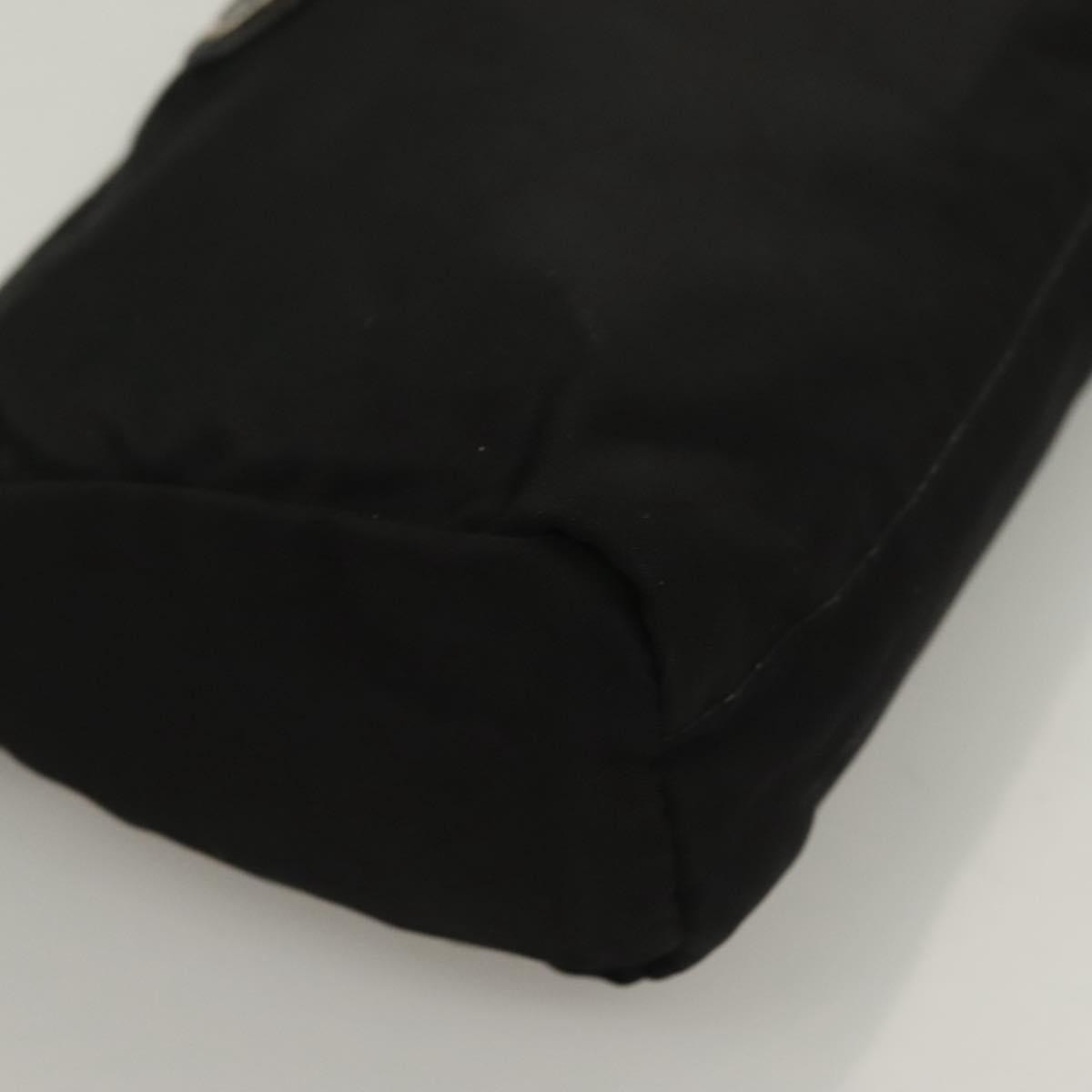 Prada Zip Pouch Tessuto, BLACK, NYLON, Clutche & pouche