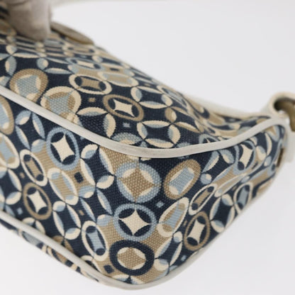 Celine Vintage Pochette Shoulder Bag Canvas, NAVY, CANVAS, Clutche & pouche