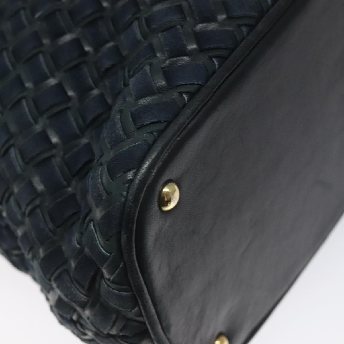 Bally Vintage Shoulder Bag Leather, NAVY, LEATHER, Shoulder bag