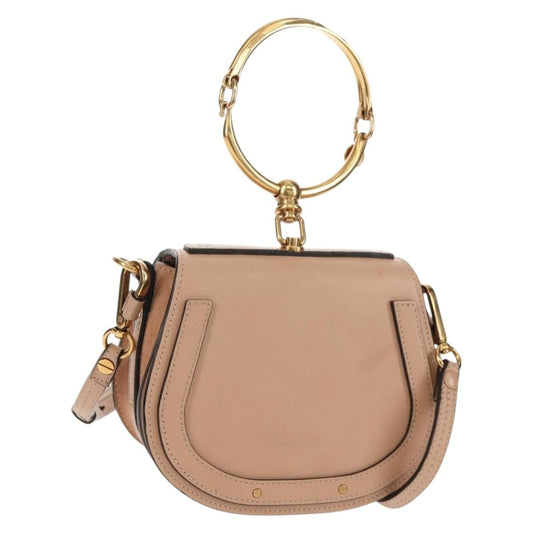 Chloe Nile Crossbody Bag Leather, PINK, LEATHER, Shoulder bag