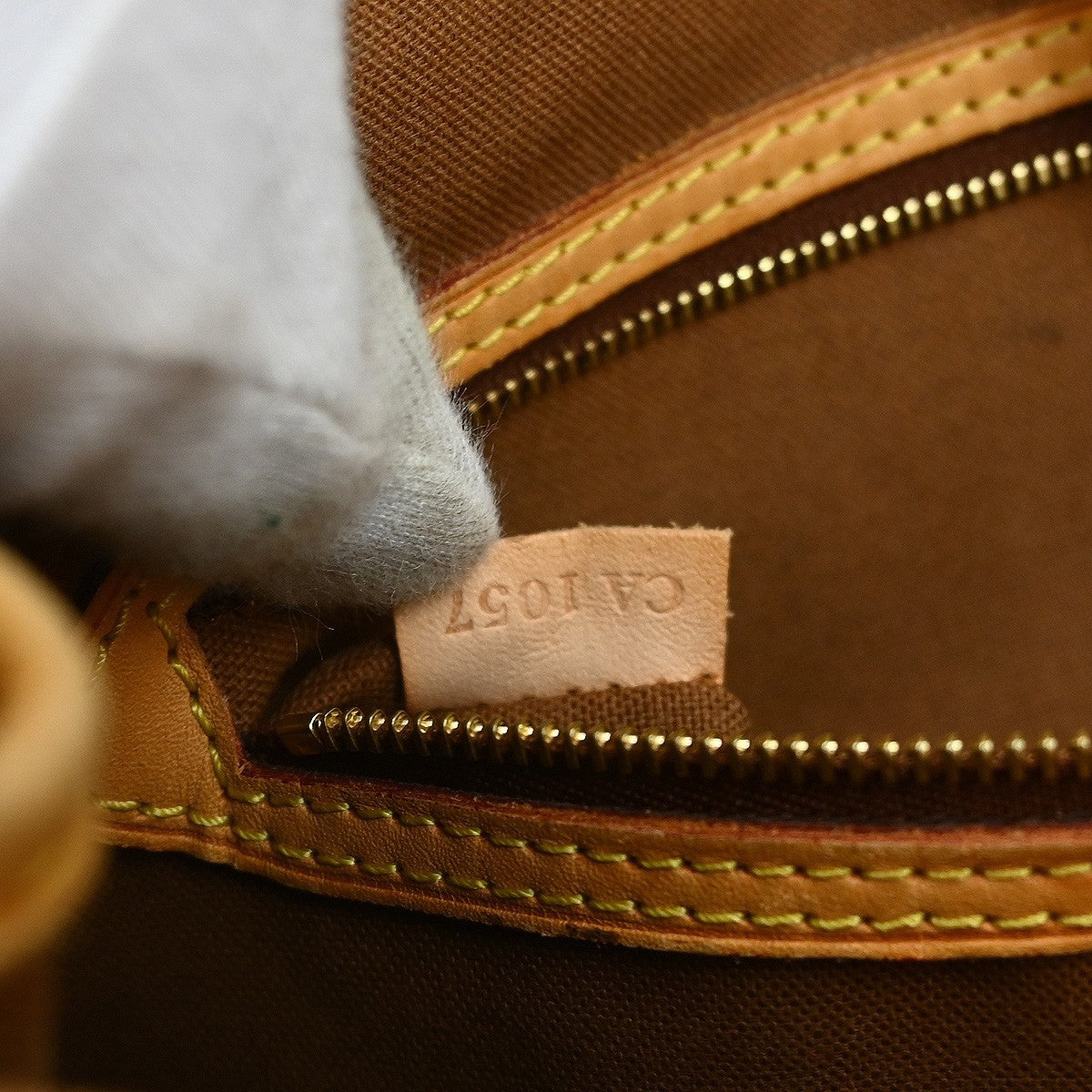 Louis Vuitton Batignolles Handbag Monogram Canvas, BROWN, CANVAS, Tote bag