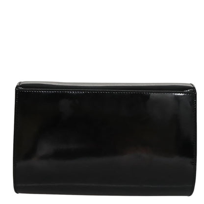 Salvatore Ferragamo Gancini Box Crossbody Bag Patent leather, BLACK, PATENT_LEATHER, Shoulder bag