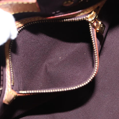 Louis Vuitton Reade Handbag Monogram Vernis, BURGUNDY, PATENT_LEATHER, Handbag