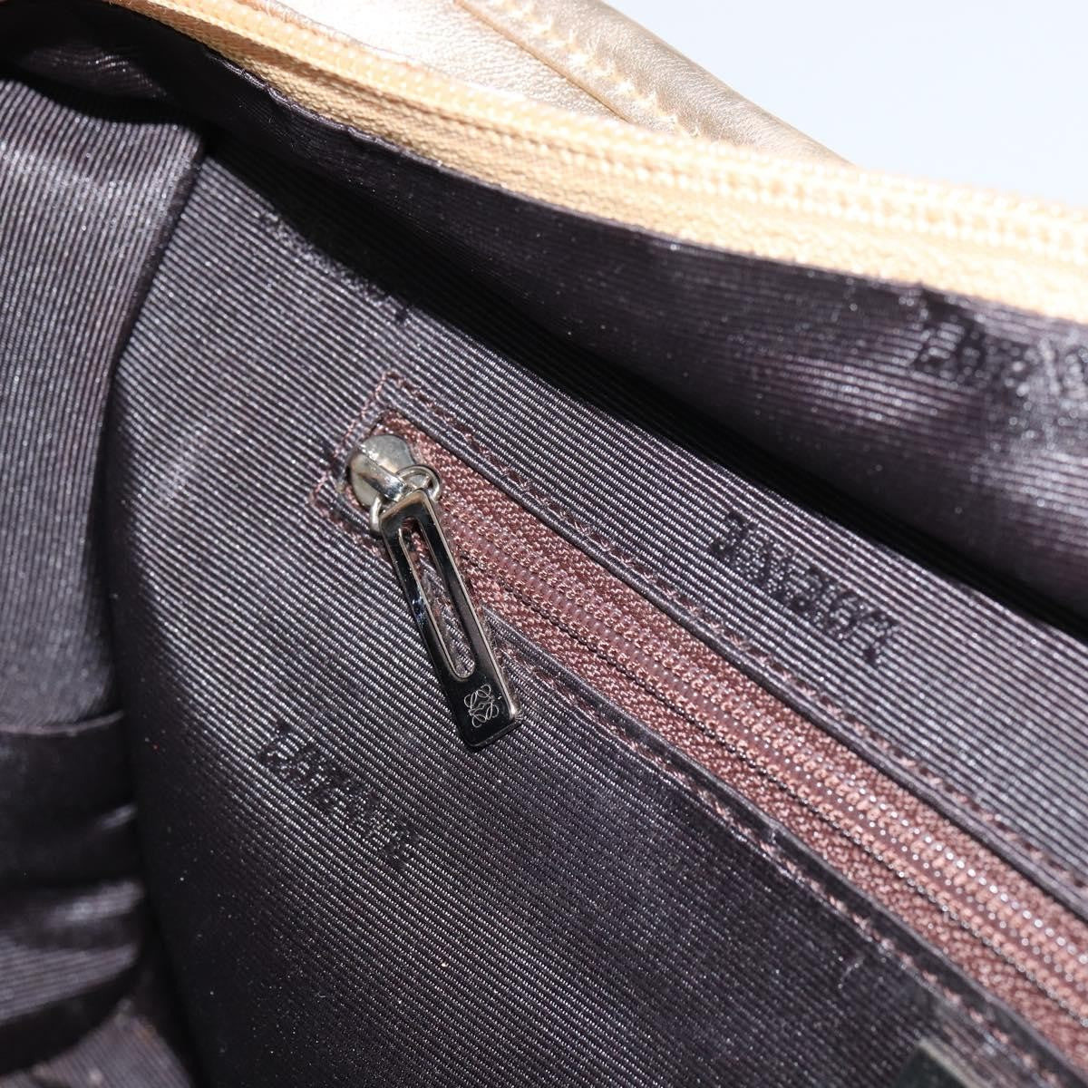 Loewe Amazona Bag Leather, GOLD, LEATHER, Handbag