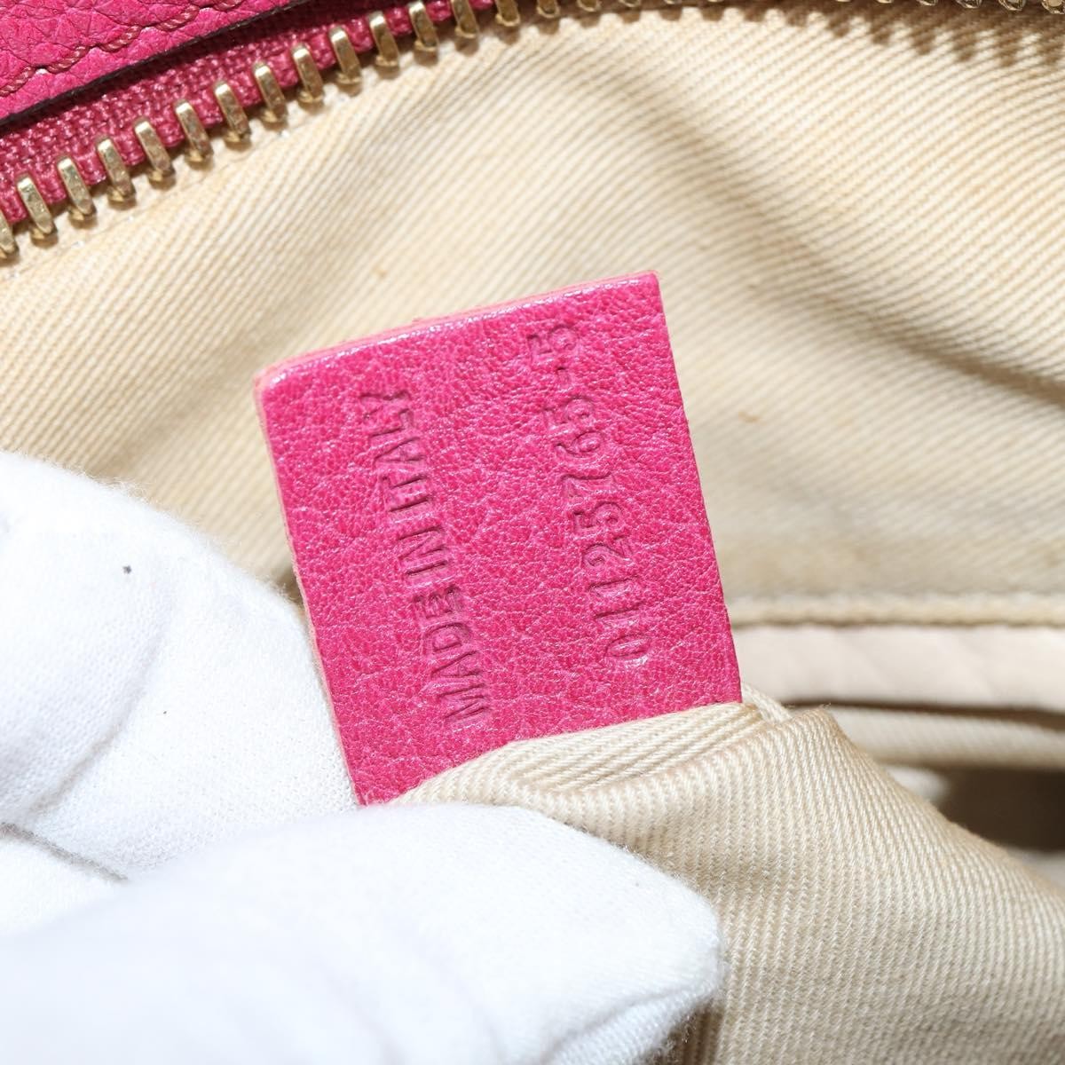 Chloe Paraty Top Handle Bag Leather, PINK, LEATHER, Handbag