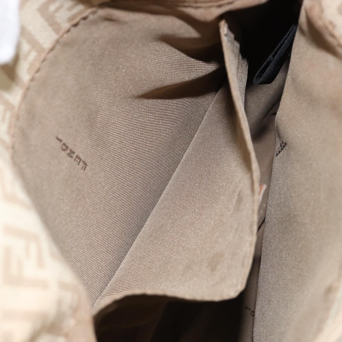 Fendi Vintage Flap Crossbody Bag Zucchino Canvas, BEIGE, CANVAS, Shoulder bag