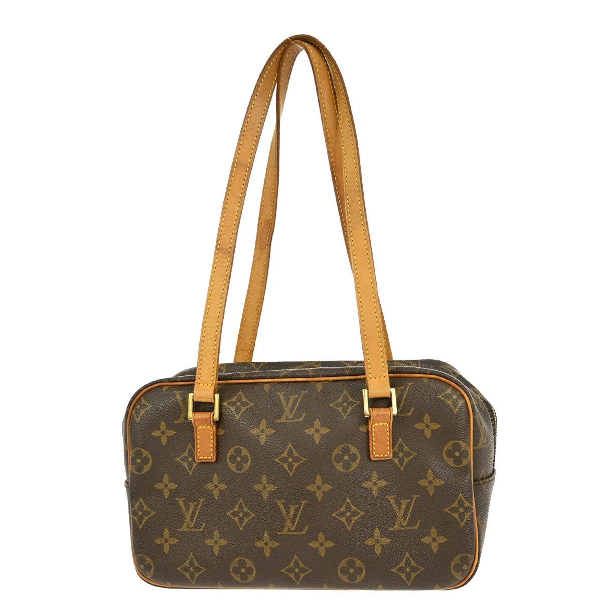 Louis Vuitton Cite Handbag Monogram Canvas, BROWN, CANVAS, Handbag