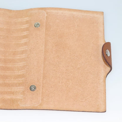 Hermes Ulysse Agenda Cover Leather, BROWN, LEATHER, Clutche & pouche