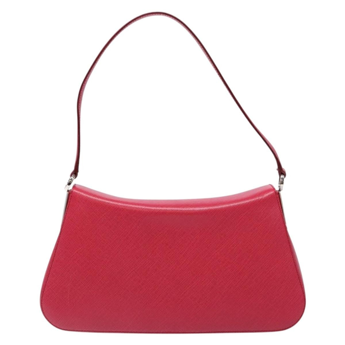 Salvatore Ferragamo Gancini Shoulder Bag Leather, PINK, LEATHER, Shoulder bag