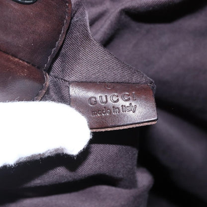 Gucci Vintage Open Shoulder Bag (Outlet) GG Canvas with Leather, BEIGE, CANVAS, Shoulder bag