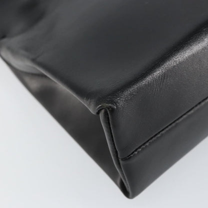 Prada Vintage Handbag Leather, BLACK, LEATHER, Handbag