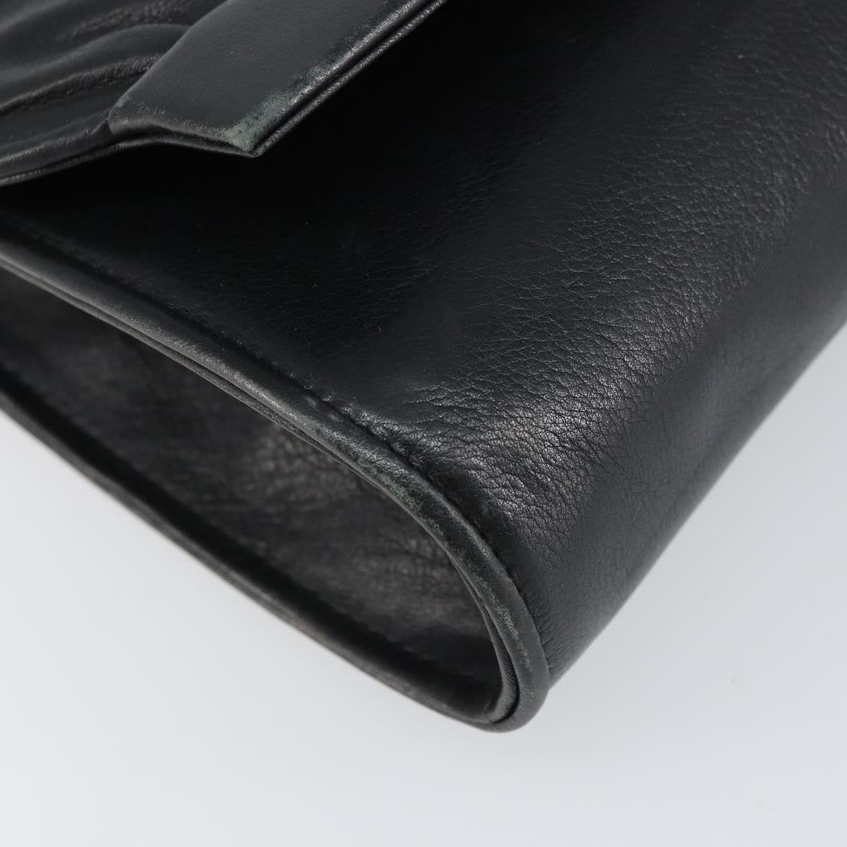 Gucci Vintage Shoulder Bag Leather, BLACK, LEATHER, Shoulder bag