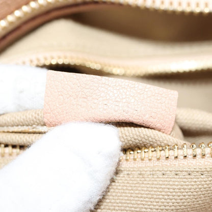 Chloe Everston Satchel Leather, BEIGE, LEATHER, Handbag