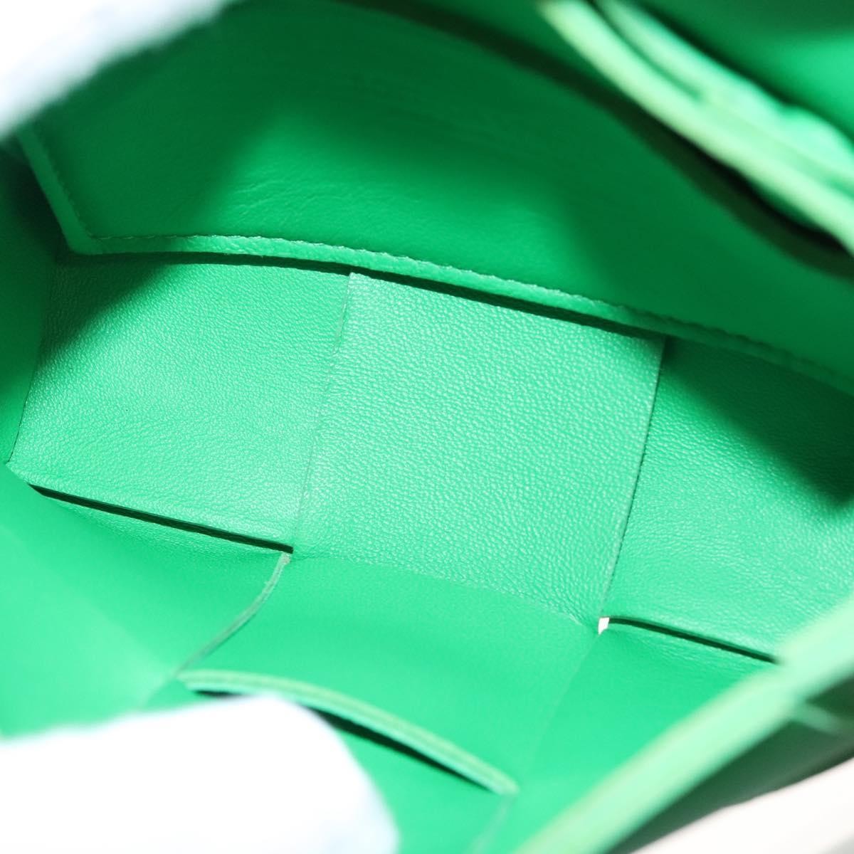 Bottega Veneta Cassette Crossbody Bag Maxi Intrecciato Leather, GREEN, LEATHER, Shoulder bag