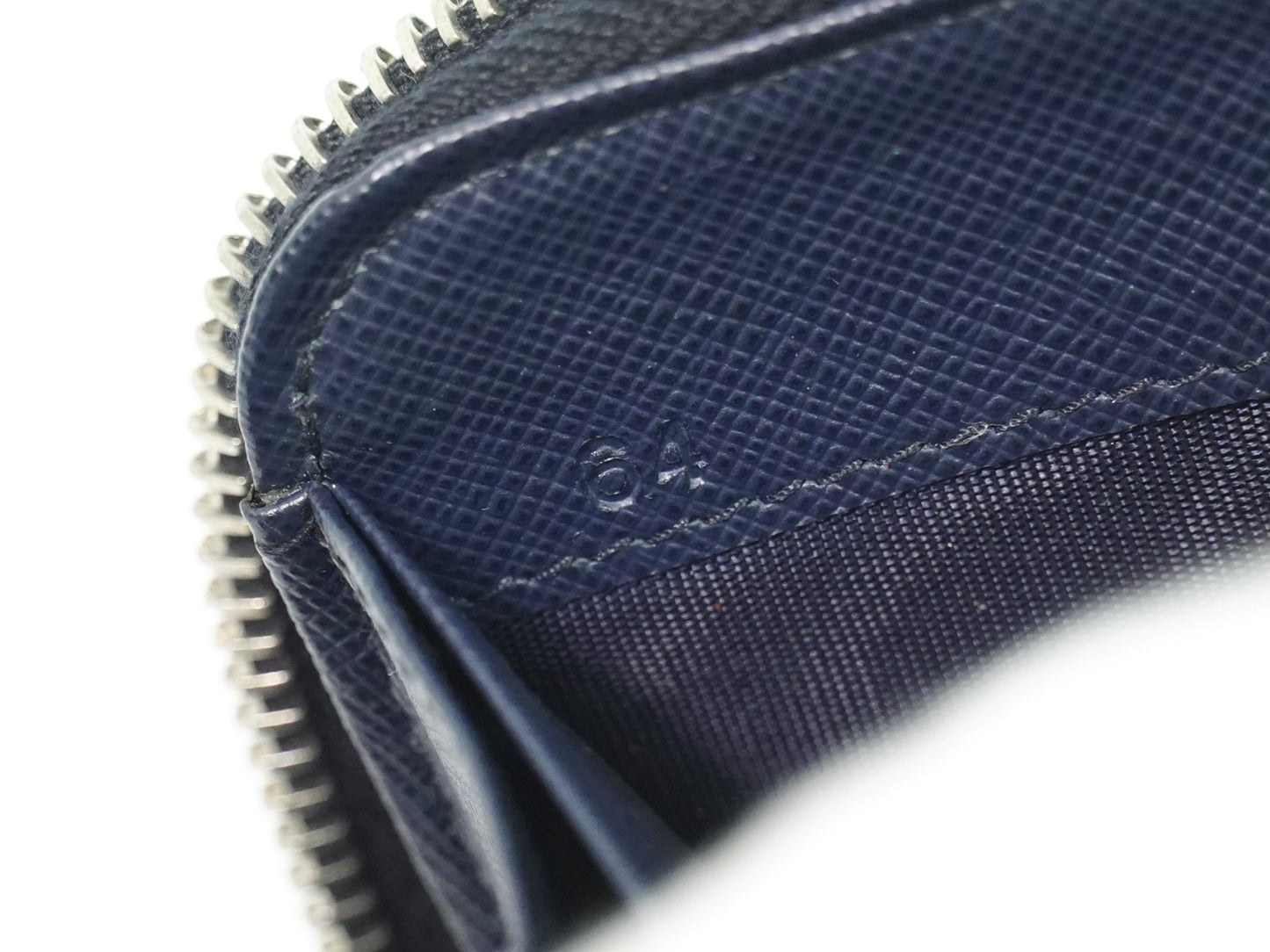 Prada Saffiano Wallet Leather, NAVY, LEATHER, Wallets