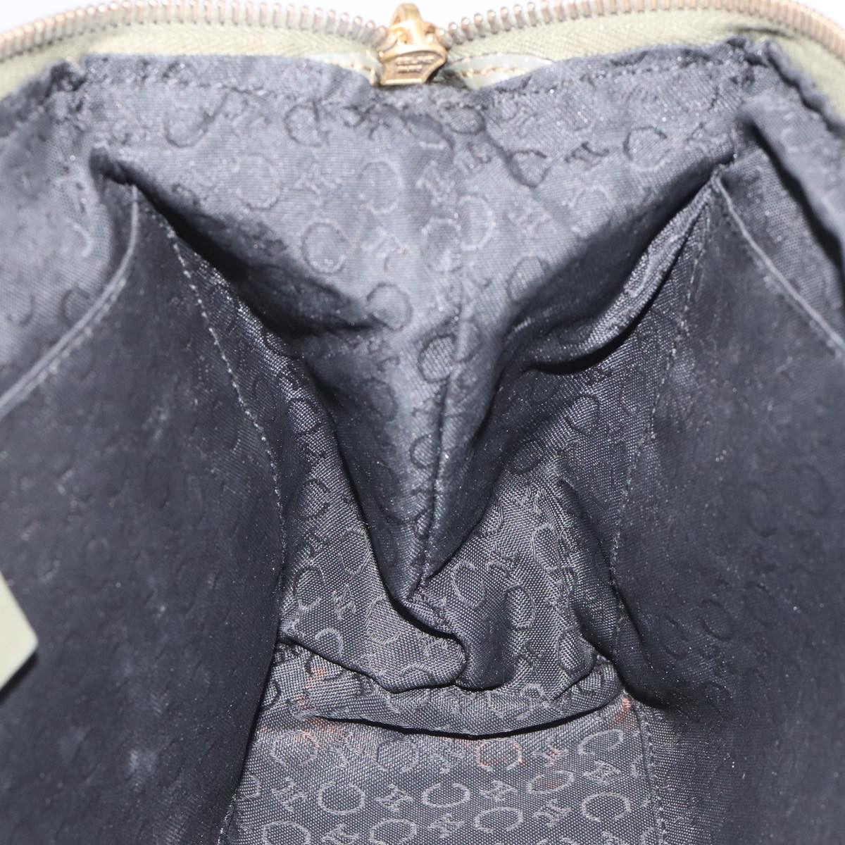 Celine C Macadam Pouch Canvas, BEIGE, CANVAS, Clutche & pouche