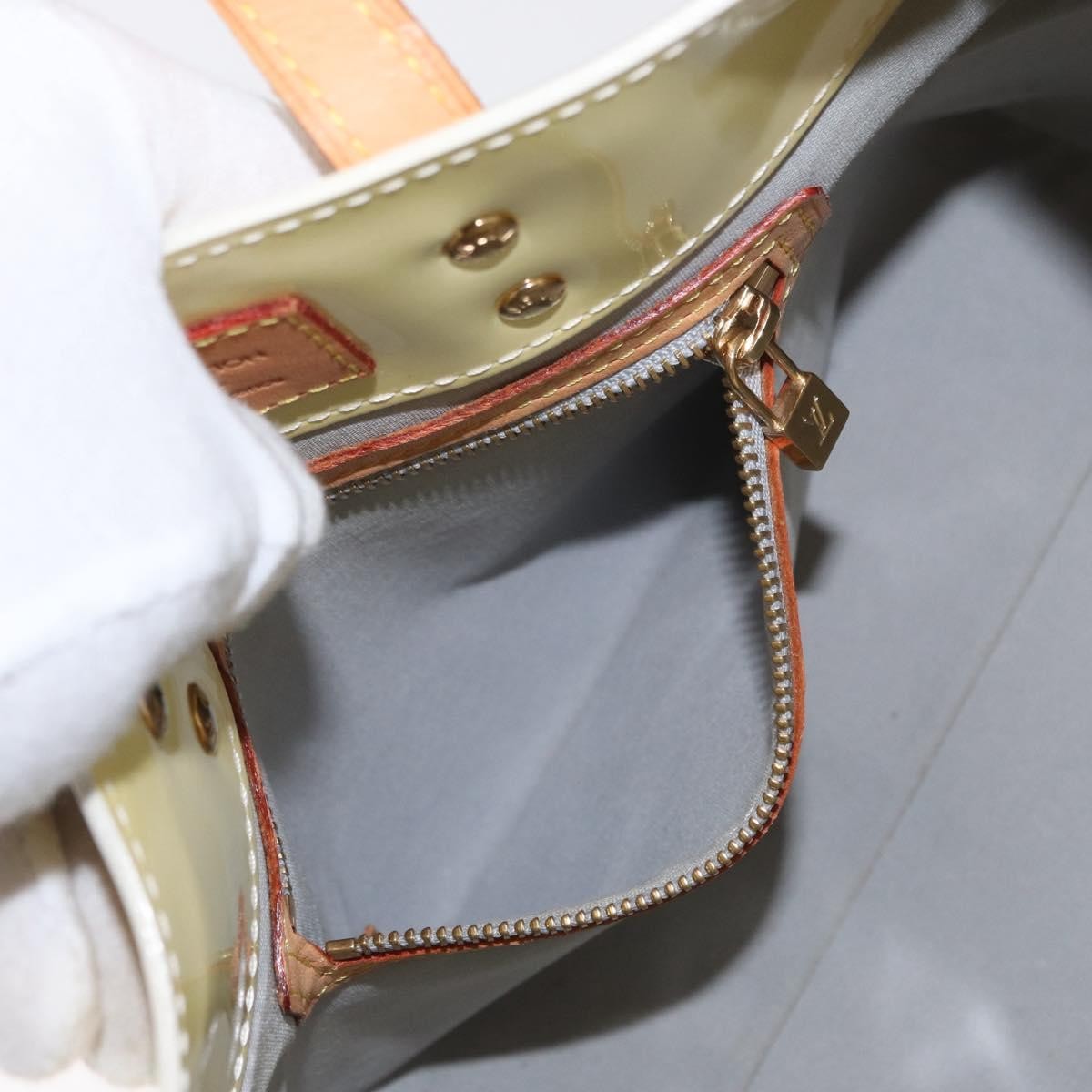 Louis Vuitton Reade Handbag Monogram Vernis, BEIGE, PATENT_LEATHER, Handbag