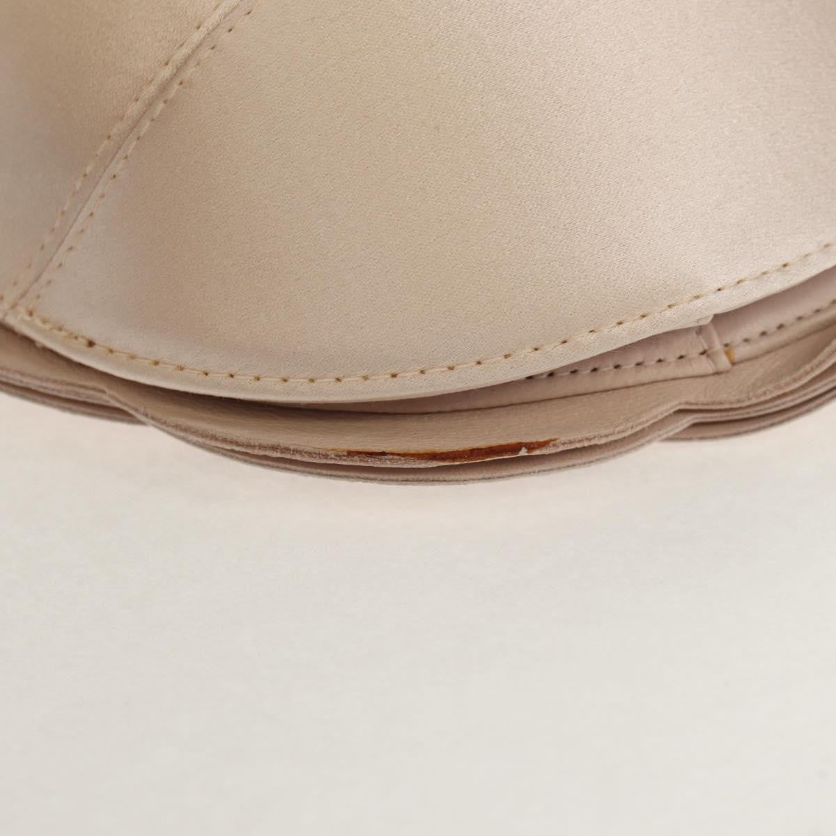 Chanel Camellia Round Clutch with Chain Satin, PINK, SATIN, Clutche & pouche