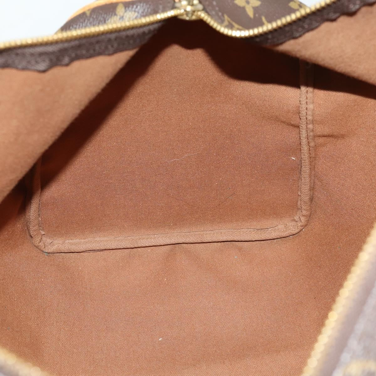 Louis Vuitton Keepall Bag Monogram Canvas, BROWN, CANVAS, Travel bag