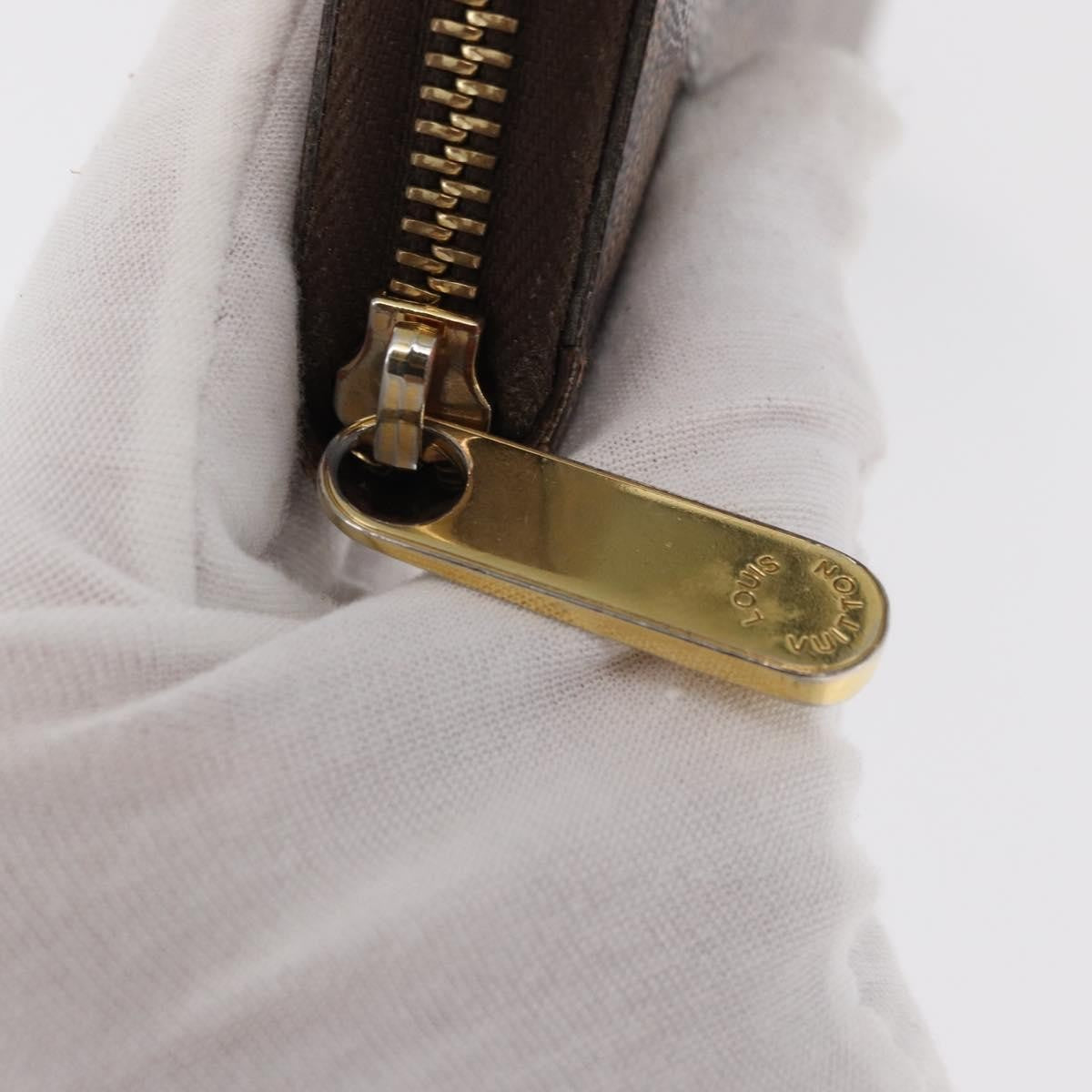 Louis Vuitton Zippy Wallet NM Damier, BROWN, CANVAS, Wallets