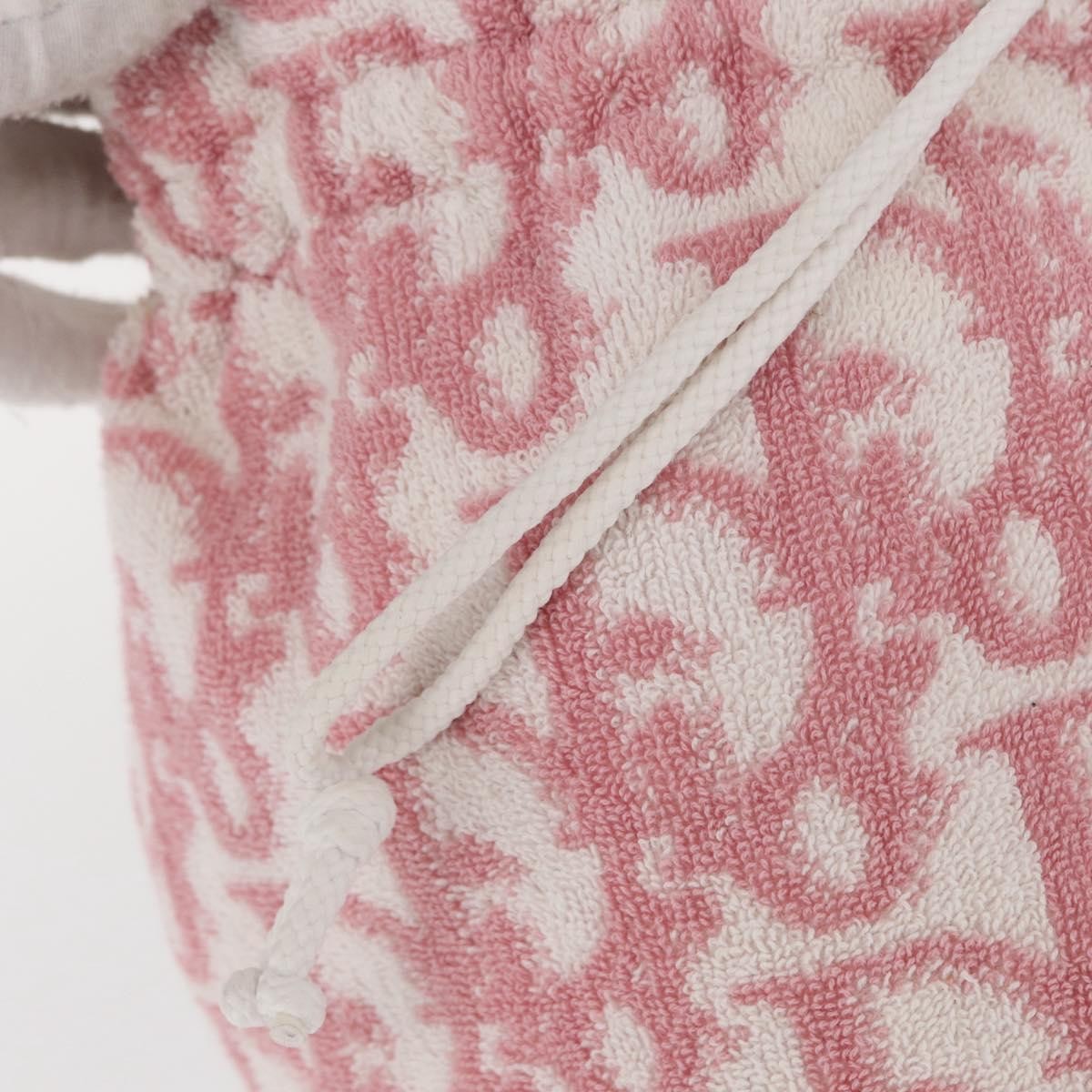 Christian Dior Vintage Trotter Pouch Pile, PINK, CANVAS, Clutche & pouche