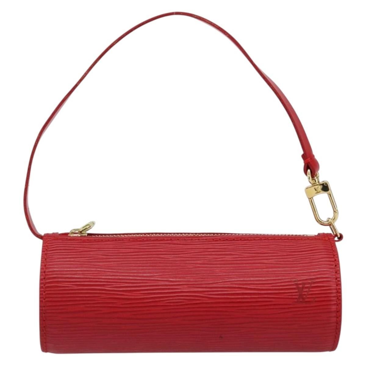 Louis Vuitton Soufflot Pochette Epi Leather, RED, LEATHER, Clutche & pouche