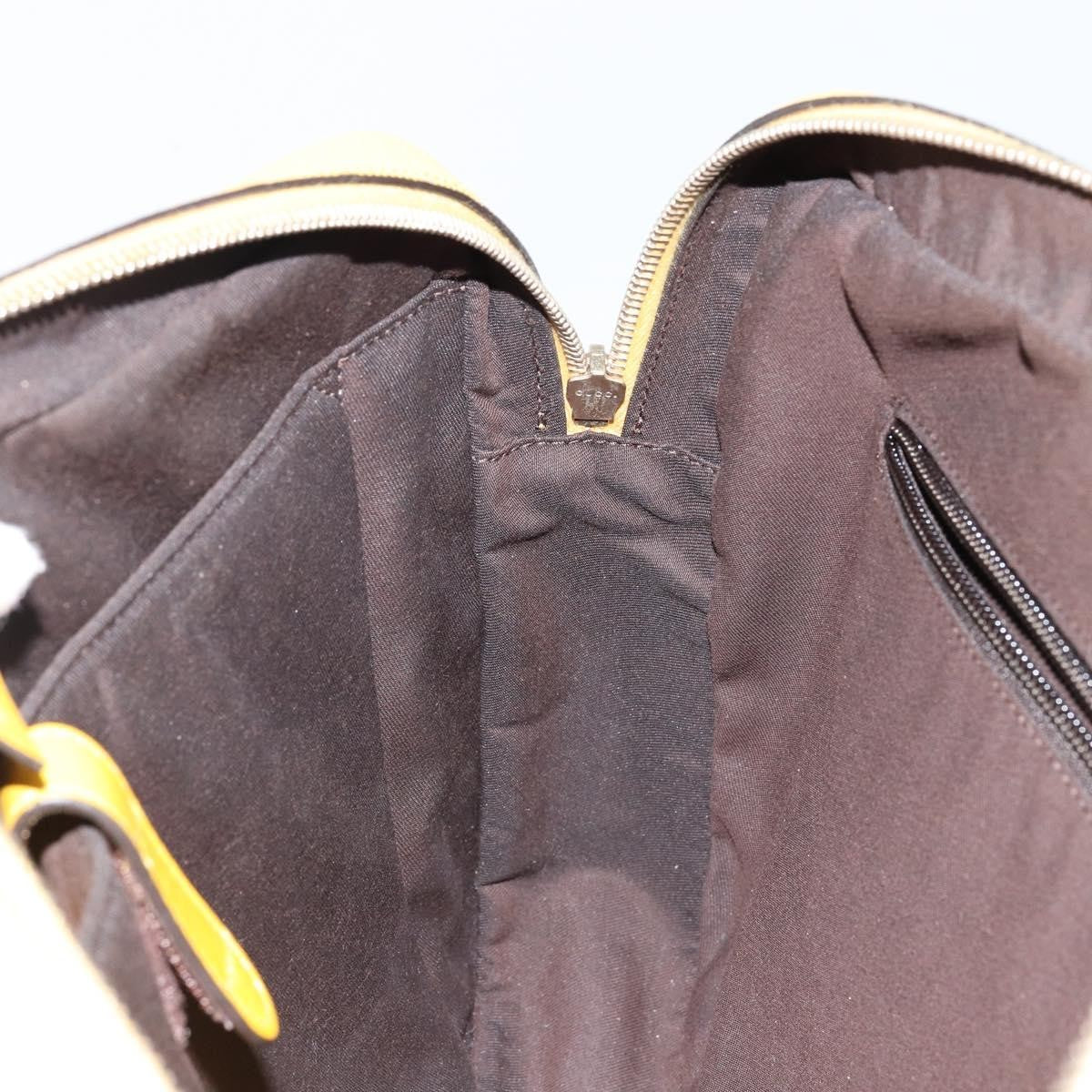 Gucci Diamante bright briefcase Leather, YELLOW, LEATHER, Briefcase